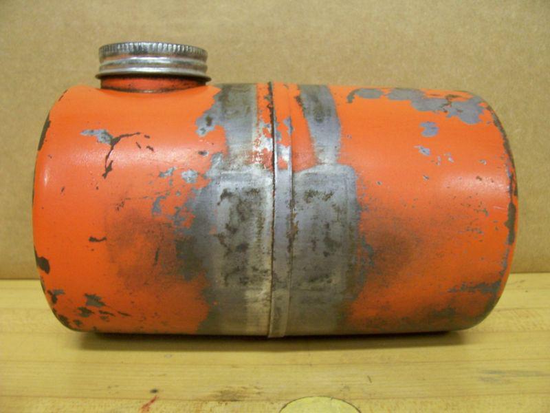 Vintage go kart bonanza ruttman mini bike gas engine round steel fuel tank nice