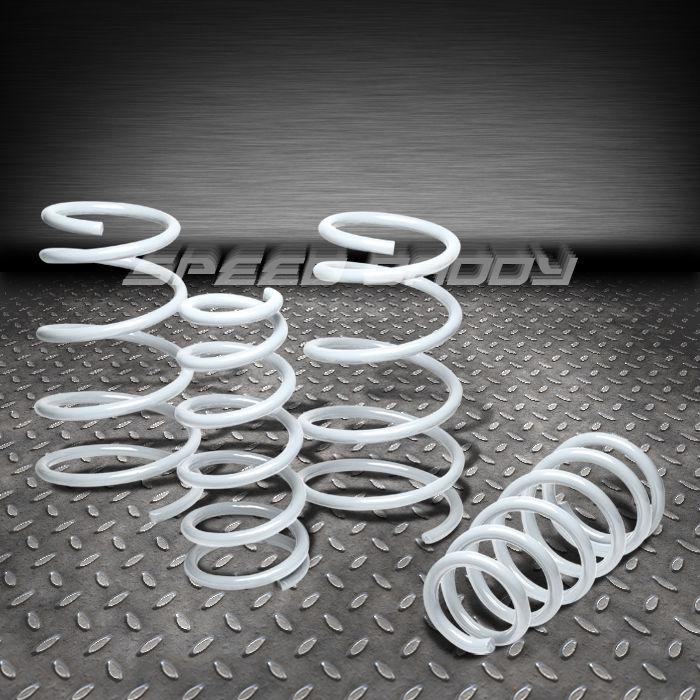 1.9"drop racing suspension lowering springs/spring 02-06 nissan sentra b15 white