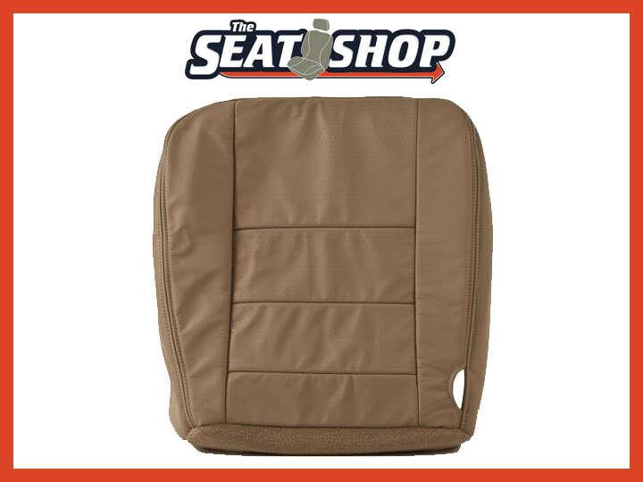 04 05 06 ford f250/350 med pebble leather seat cover perforated lh bottom