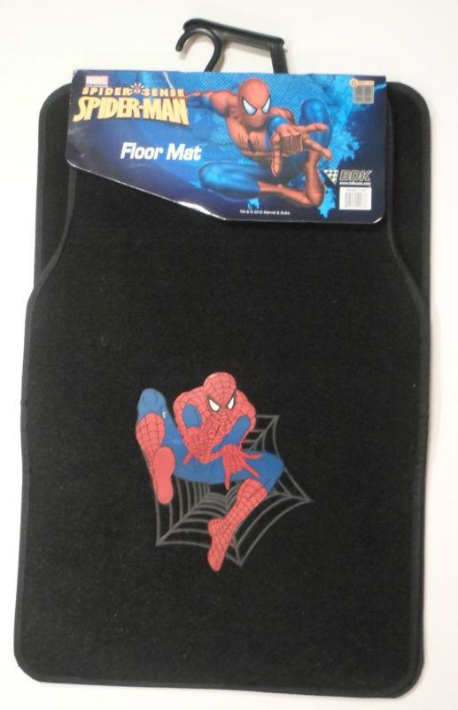 New marvel heroes spiderman spider-sense car floor mats, 4-piece set