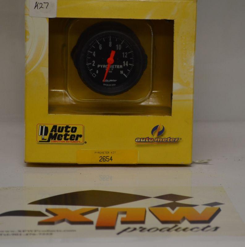 Autometer z-series electrical pyrometer gauge kit 2654/hot rod/motor sports!! 