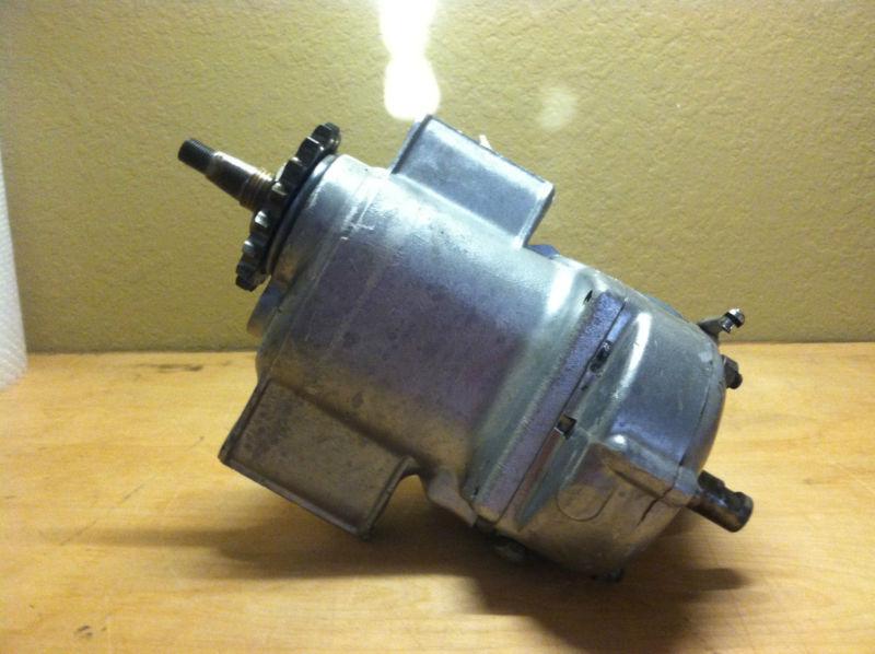   vintage 1958 triumph motorcycle transmission gearbox slickshift (407)