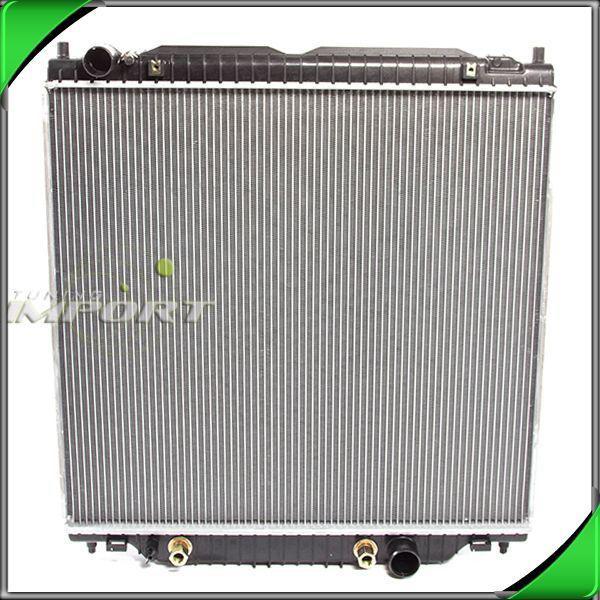 New radiator assembly unit 2003-2004 f-super duty excursion 6.0l v8 diesel turbo