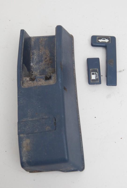 Gas and trunk interior lever panel - honda crx 86 dx, d15a2 oem