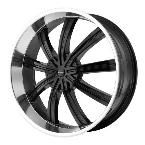 24" kmc widow km672 black grand vitara xl-7 5x5.5 5x139.7 wheels rims 5 lug 