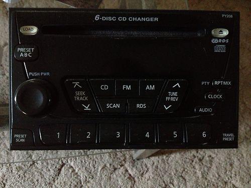 Nissan frontier 2001 cd player radio stereo, 6 disc changer