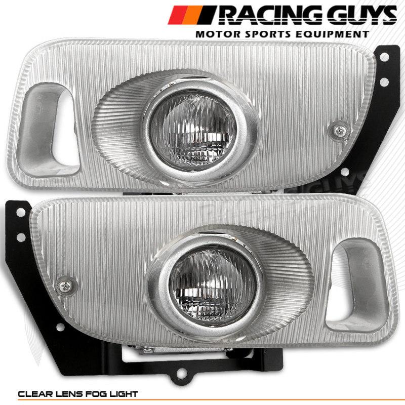 1992-1995 honda civic eg 2/3 door jdm fog lights+switch kit set dr pair l+r 