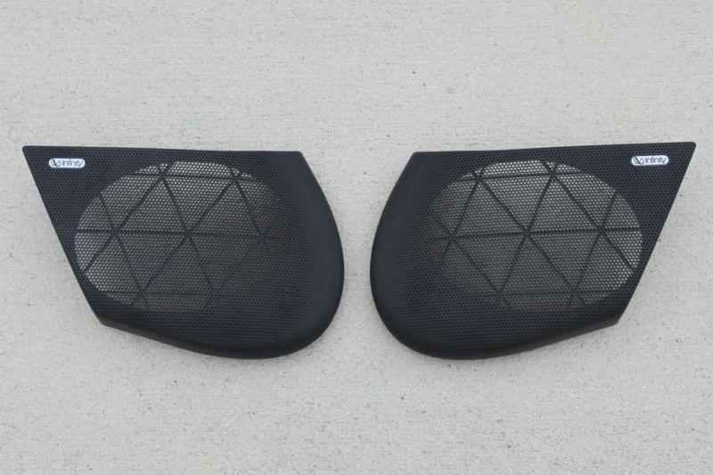 1996-2000 sebring convertible infinity speaker cover grills (pair) oem 