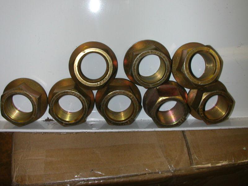 Budd wheel nut set of 8  outer cap nut left thread