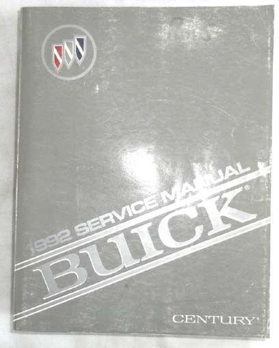 1992 buick century   service repair manual  original 