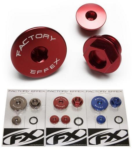 Factory effex engine plug kit blue for yamaha yz250f yz450f