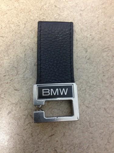 Genuine bmw oem learher key chain ring motor sport car