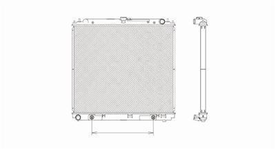 Sherman 92807 radiator nissan frontier