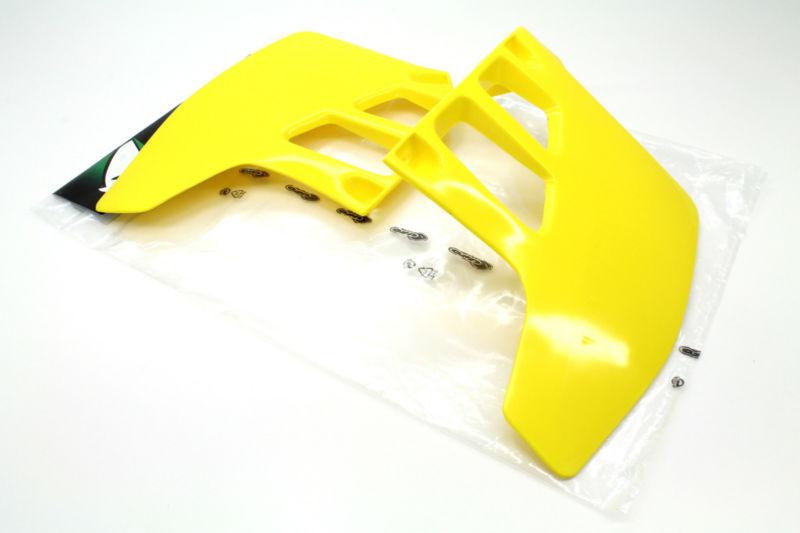 New radiator shrouds 1989-1991 rm125 yellow suzuki ufo     #q95