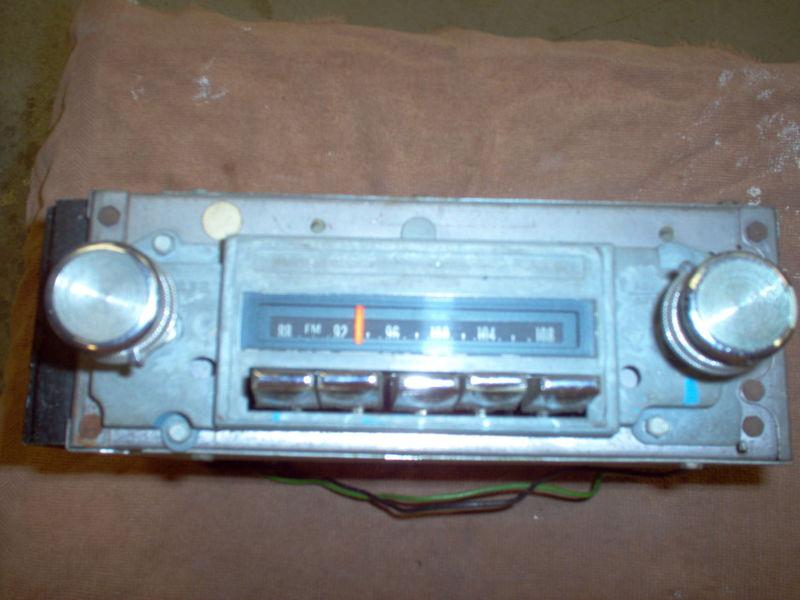 1960s pontiac gto lemans tempest & full size car original am/fm radio