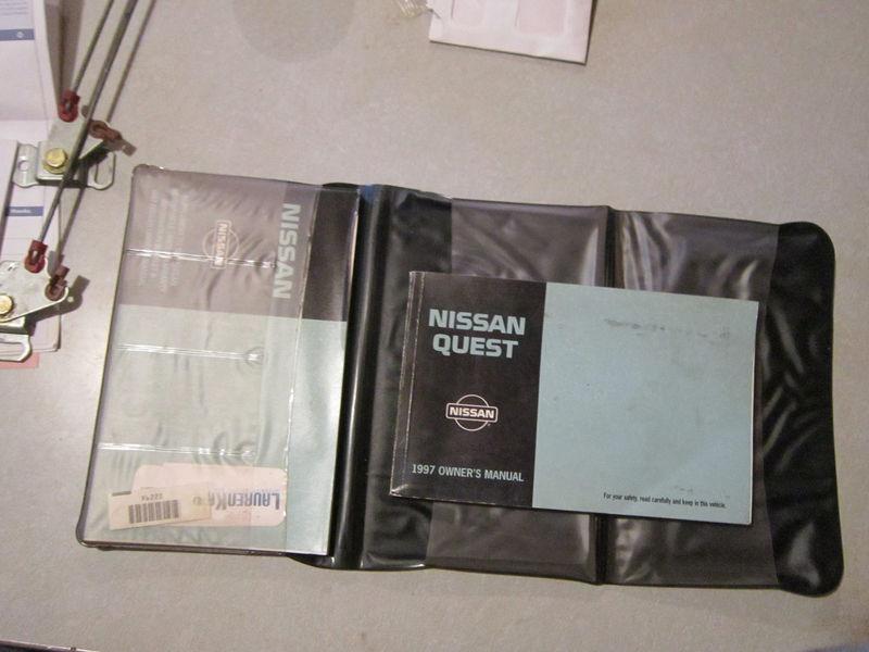 1997 nessan quest owner's manual