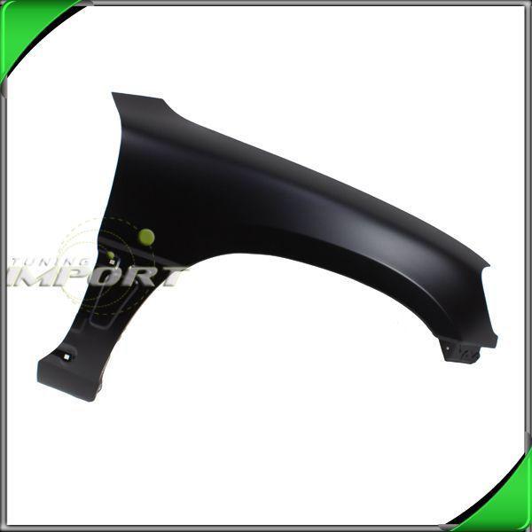 1998-2000 toyota rav4 right front fender primered black steel wo bumper ext hole