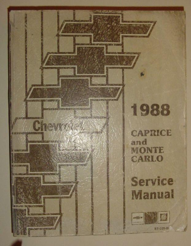 1988 monte carlo service manual