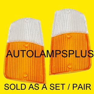 Volvo 242 244 245 262 265 turn signal lamp lens pair new