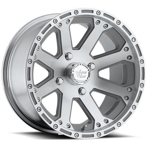 14x8 machined vision outback wheels 4x4 +10