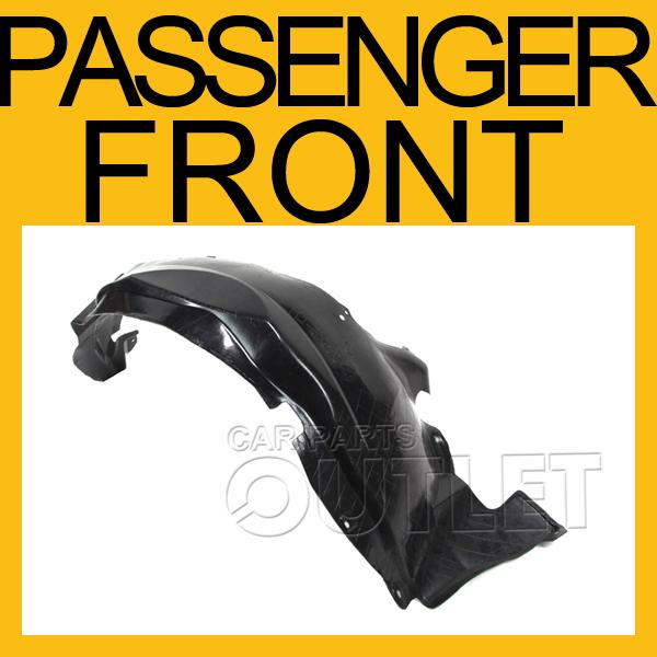 99-04 jeep grand cherokee passenger side front fender liner splash shield rh