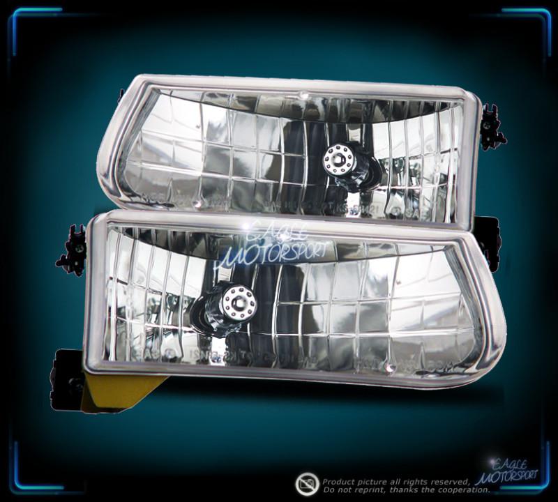 1995-2001 ford explorer/97 mercury mountaineer crystal chrome headlights lamps