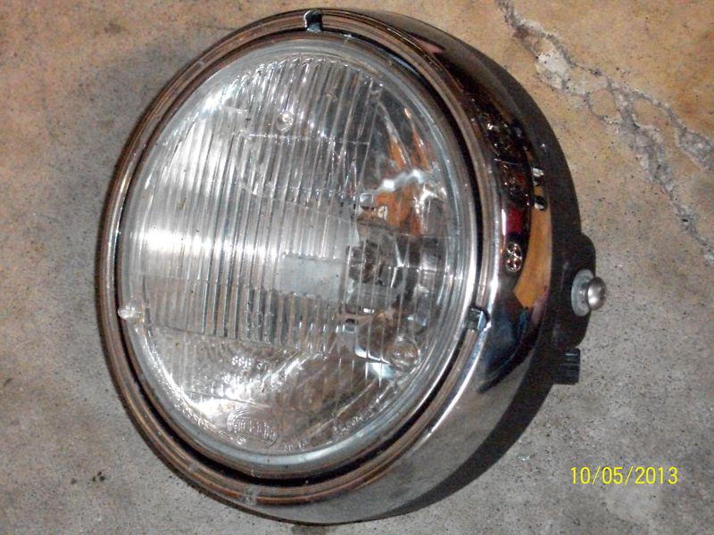 Buell m2 cyclone headlight lens, bulb, bucket, & wiring