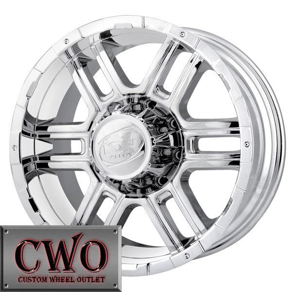 20 chrome ion 179 wheels rims 5x127 5 lug jeep wrangler cherokee c1500