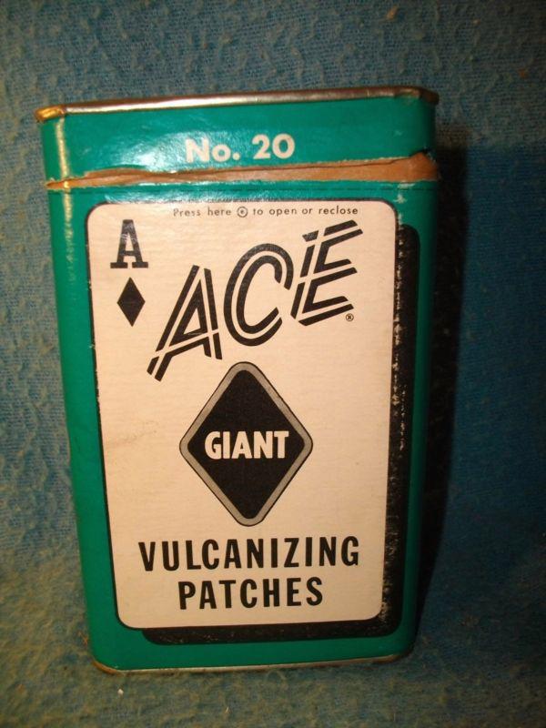 F393 a box of ace vulcanizing patches advertising