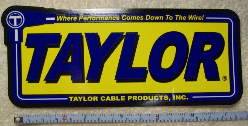 Taylor performance cable products - racing  decal - sticker