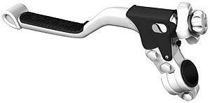 Msr pro raptor adjustable clutch lever assembly w/grip, black, regular standard