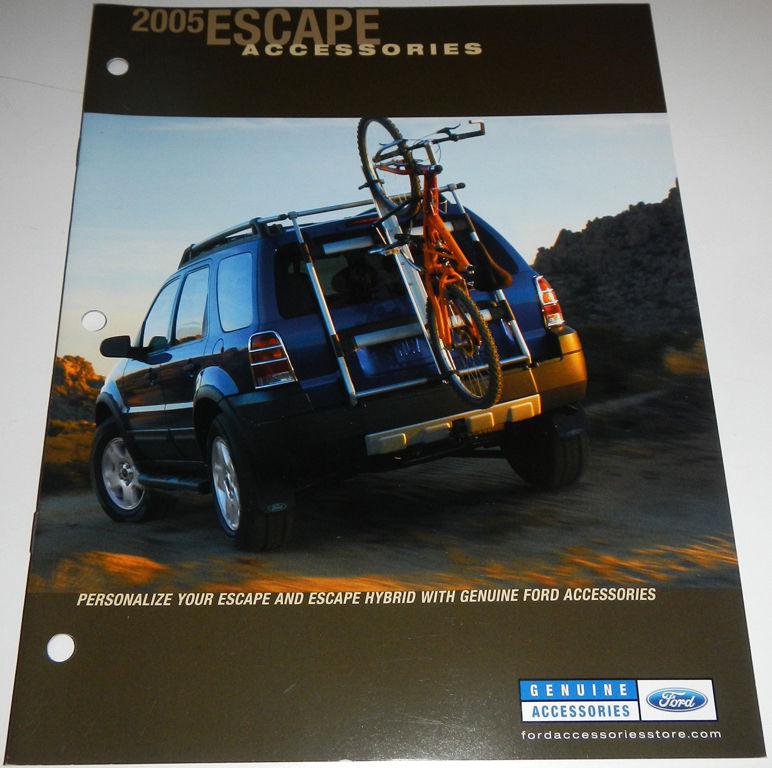 2005 ford escape accessories brochure