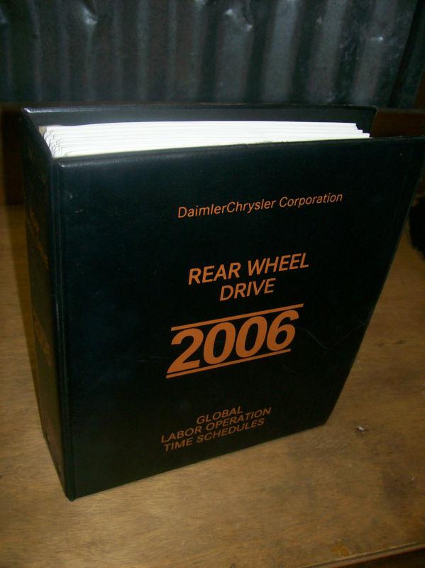 2006 daimler-chrysler rear wheel drive global labor operation time schedules