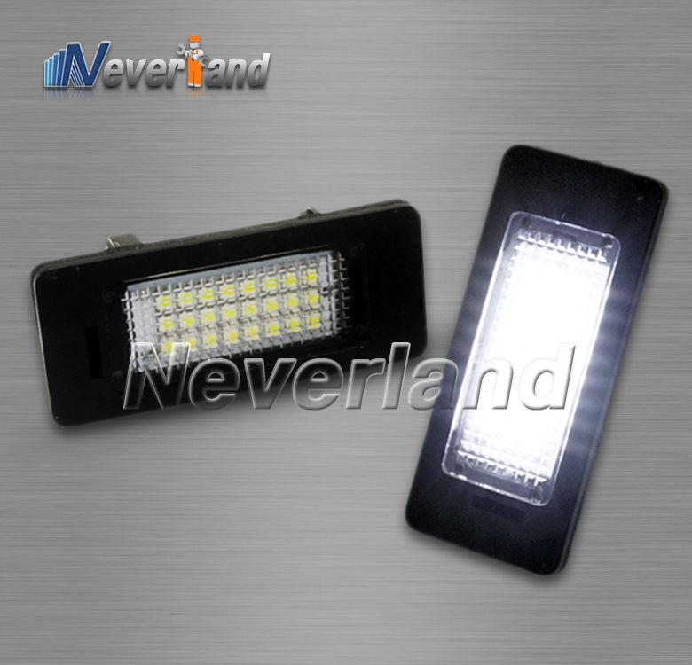 2pcs led license plate light white error free bmw e60 e88 e82 e90 e91 e92