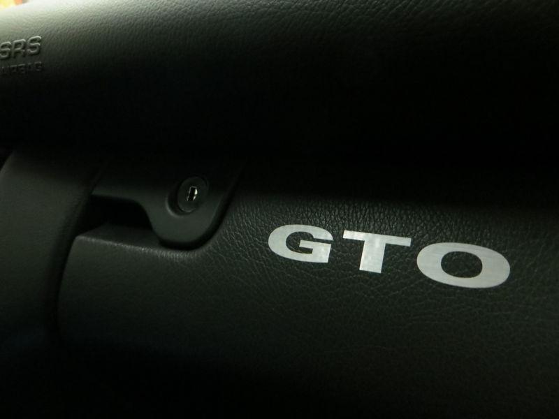 2pcs dashboard badge decal sticker *gto*