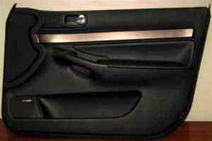 2000 audi a4 black leather rh front door trim panel oem