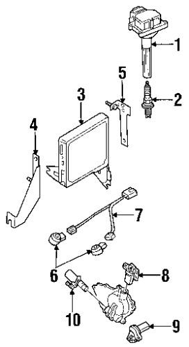 Infiniti 224015m015 genuine oem factory original spark plug