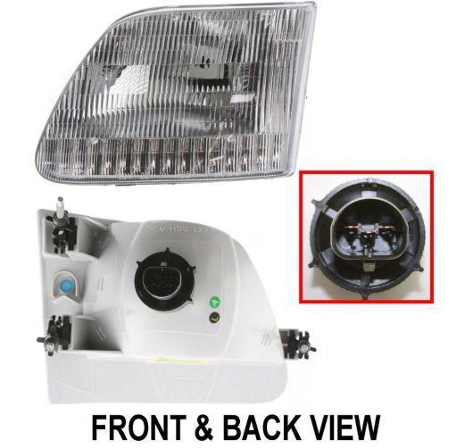 Fo2502139 left new headlight lamp truck clear lens halogen driver side lh hand