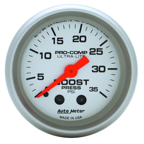 Auto meter 4304 ultra-lite; mechanical boost gauge