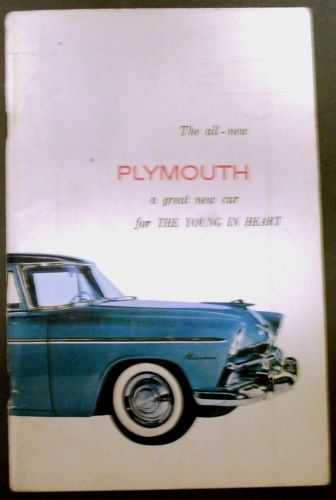 1955 plymouth plaza savoy belvedere original owners manual nice!