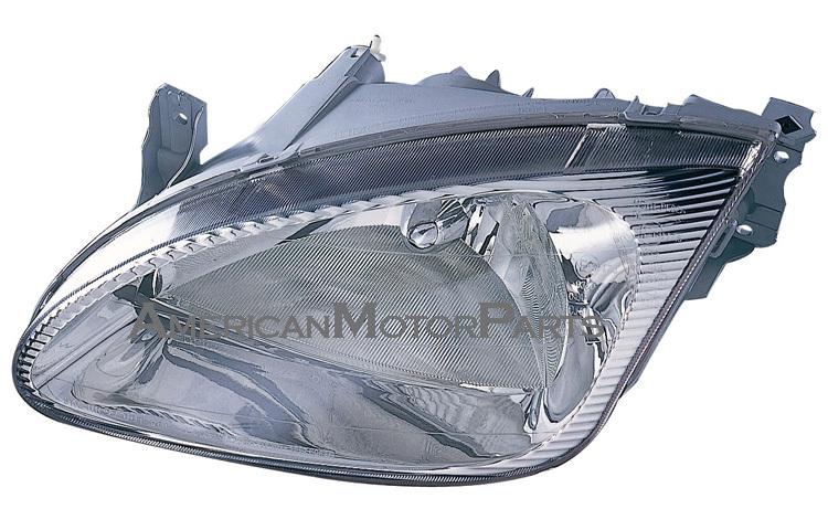 Left driver side replacement headlight 99-00 fit hyundai elantra - 9210129550