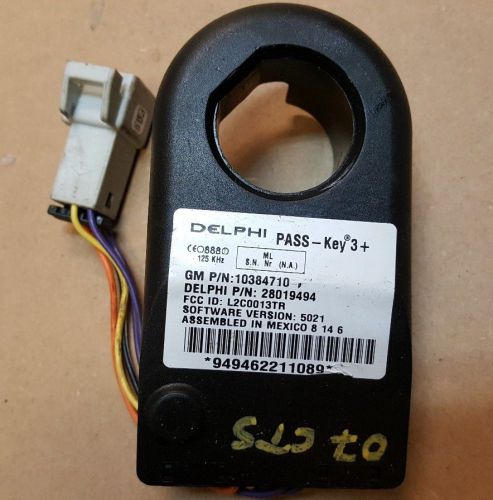 2003 to 2007 cadillac cts anti-theft ignition immobilizer module (10384710)