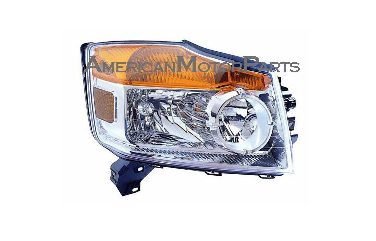 Right passenger side replacement headlight 08-10 nissan armada - 260109ga0b