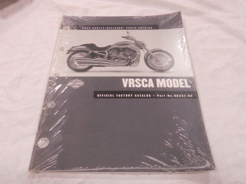 99457-02, 2002 harley vrsc v-rod parts catalog, oem, genuine hd,new in the wrap