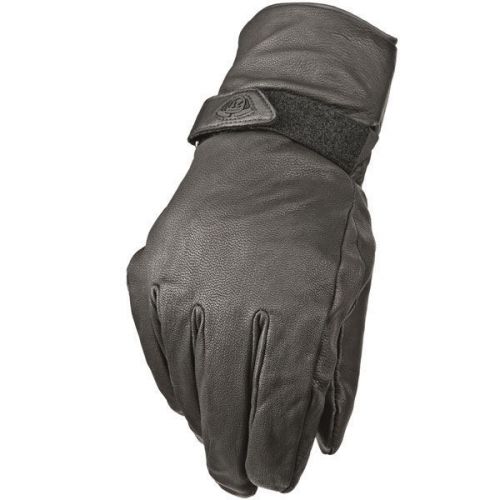 Highway 21 granite mens leather gloves black