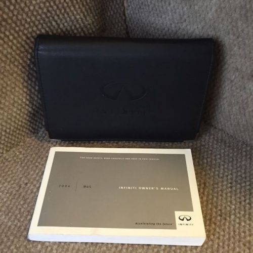 2004 infiniti m45 owners manual with case