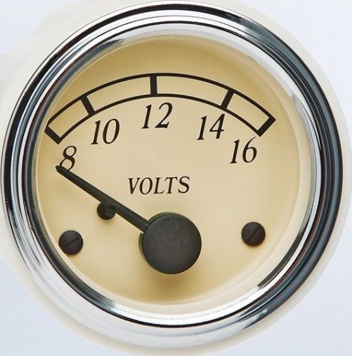 Vdo a2c53402716-s voltmeter 8-16v - heritage chrome