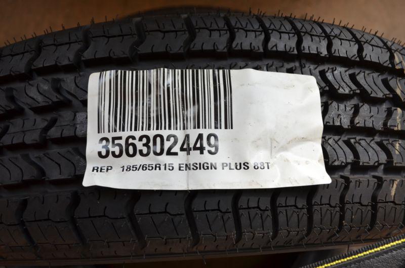 1 new 185 65 15 republic steel belted radial tire