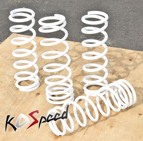 Dna white suspension lowering spring/springs 88-91 honda civic crx ed ee ef jdm