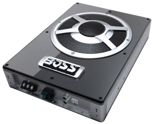 Boss low profile amplified single 8&#034; woofer enclosure 800w boss audio bass800 wo